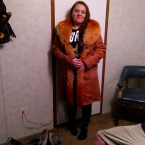 Womans Fox Fur&Leather coat.